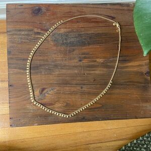 Madewell Gold Beaded Necklace